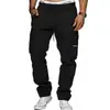 Calça de Trabalho Casual Esportiva Tapered Hip-Hop Masculina Tática de Estilo Europeu e Americano da Amazon, Solta, com Múltiplos Bolsos, Retrô