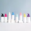 En stock botella cónica blanca de espuma de 60 ml, botella espumadora de PET para mousse de 100 ml, dispensador portátil de espuma facial