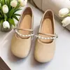 Mocasines de mujer de moda, de suela fina y blanda, para combinar con faldas, nuevo estilo primavera 2025, zapatos planos elegantes para mujer