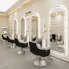 Barbearia Celebridade da Internet Espelho Parede Espelho de Cabeleireiro Lado Único Espelho Iluminado Parede Salão de Cabeleireiro Espelho LED Especial Inteligente