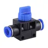Serie Hvff Conector Rápido Válvula de Mano Neumática Interruptor Venta al por Mayor Conector Rápido para Tubería de Aire Válvula de Ajuste Rápido Válvula de Mano