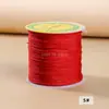 Nº 72 Fio de Jade Corda de Jade Pulseira Trançada Feita à Mão Fio Vermelho Pulseira DIY Fio para Joias Fio Trançado 0,8 mm