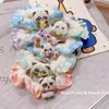 HD7410A015 Goma para el Cabello de Encaje Panda Dulce Coleta Scrunchie Cuerda para el Cabello Accesorio para el Cabello para Mujeres