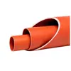 Tubo de proteção de energia para cabos de PVC, tubo de energia de matéria-prima plástica PE, tubulação de lama vermelha plástica CPVC, fio elétrico