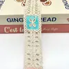 Cuerda de Algodón Nueva Estilo Étnico Bordado Accesorios para Ropa Encaje 4 cm de Ancho Decoración de Cortina Manta Falda Caja