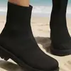 Botas meia retrô 2026 primavera-verão novas botas meia estilo chinês moda, estilo nacional moderno, estilo fada, novos sapatos de sola macia da moda mais vendidos