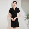 Este Año Nuevo Elegante Joyería de Alta Gama Salón de Belleza Ropa Formal de Trabajo Traje Profesional de Verano Vestido de Manga Corta para Mujer