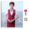 Uniforme de azafata traje profesional chaleco femenino ropa de trabajo de esteticista ropa de trabajo para recepción de hotel ropa de trabajo de ventas falda profesional verano