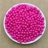 Perla artificial de 6 mm color redonda agujero recto abs perla falsa protección ambiental accesorios de ropa cuentas sueltas