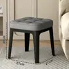 Bancos para Uso Doméstico, Lujo Ligero, Apilables, Modernos, Simples, Elegantes, Bancos para Sala de Estar, Bancos para Mesa de Comedor, Tocadores Engrosados para Dormitorio, Plástico