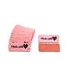 Envío Gratis Spot Hecho con Amor Etiqueta de Cuero Love Jeans pu Etiqueta Decorativa Sombrero Bolsa Bufanda Parche