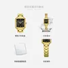 Reloj de marca Fate love nuevo exquisito elegante cuadrado nicho impermeable para mujer correa de acero reloj de cuarzo femenino