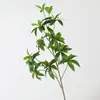 Decoración de Plantas Verdes Artificiales Estilo Nórdico Celebridad de Internet Japonés Campana Colgante Ramas Falsas Hojas Verdes Ramitas Cinta Madera de Caballo Nuevo Estilo Chino