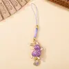 Broche Colgante de Conejo de Jade de la Fiesta de Medio Otoño Brocado de Canción Hanfu Colgante Pequeño del Zodiaco Adorno de Brocado de Canción Producto Cultural y Creativo Terminado para Atracciones Turísticas