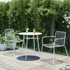 Juego de Mesa y Sillas de Hierro Forjado para Ocio al Aire Libre para Patio Abierto, Jardín, Villa, Cafetería, Cafetería, Combinación de Mesa y Sillas de Jardín
