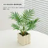 Plantas Verdes, Vasos Pequenos, Árvore da Fortuna Semelhante para Mesas de Escritório Internas, Mesas de Centro de Sala de Estar, Flores Artificiais e Arranjos Florais