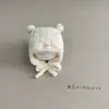Bonito Sombrero de Felpa Grueso de Algodón con Protección para las Orejas Estilo Otoño e Invierno para Niños y Niñas, Cálido y a Prueba de Viento Sombrero Lei Feng