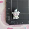 Dibujos Animados Mini Animales Pequeños Tomando Té de Leche Accesorios de Resina Conejo Koala Pasador Casero Material para Funda de Teléfono Móvil Venta al por Mayor