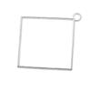 Moldura de diamante simples multicolorida base de moldura oca de metal diy 48*43