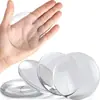 Adesivo anti-colisão de silicone transparente transfronteiriço para porta, amortecedor silencioso, maçaneta de porta de quarto, almofada anti-colisão, adesivo de porta, atacado, dropshipping