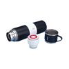 Juego de taza termo de acero inoxidable 304 transfronterizo, gran capacidad, una taza, tres tapas, tapa portátil, taza recta, juego de regalo