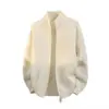 Suéter cárdigan para hombre, camisa de punto, estilo casual, sensación de alta gama, camisa base de otoño, corte holgado, versátil, chaqueta nueva de moda