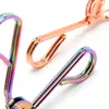 Venta al por mayor de fábrica Rizador de pestañas color oro rosa Herramienta de maquillaje de belleza Portátil Belleza Todo en uno Rizador de pestañas de modelado rápido