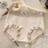 Ropa Interior de Algodón Sin Costuras para Mujer Cintura Media de Algodón 10A Antibacteriana Tipo de Entrepierna Extendida Borde de Encaje de Algodón Niñas Venta al por Mayor