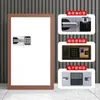 Gabinete de Seguridad Electrónico Seguro Acero Cerradura Inteligente de Huella Dactilar Hierro Gabinete de Datos Archivero de Oficina Almacenamiento