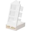 Nuevo soporte oblicuo para bolígrafos de cabina, caja de almacenamiento de escritorio para papelería, lindo cubo para guardar brochas de maquillaje, suministros de oficina para estudiantes
