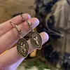 Joias Vintage de Segunda Mão Brincos de Estilo Novo de Alta Qualidade Brincos Geométricos Exagerados Retrô para Mulheres Acessórios Atacado Yiwu