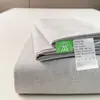 Uso Cuatro Estaciones, Dormitorio Estudiantil, Estilo Muji, Sencillo, Algodón Puro, Teñido en Hilo, Grado Materno e Infantil, Juego de Sábanas de Algodón Lavado de Tres Piezas