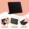 Mini quadro-negro plástico festa mesa display suporte casa L-shaped placa de mesa apagável etiqueta de preço