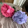 Hortênsia de Pétalas Duplas Anna Hortênsia Arco de Casamento Fileira de Flores Decoração de Chão Floricultura Adereços de Exposição Flores Artificiais