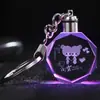 A turma de formatura se reunirá para enviar aos alunos um chaveiro de cristal para o jardim de infância com gravação personalizada barata significativo memorial