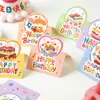 Tarjetas de Felicitación de Cumpleaños 3D Coloridas, Postales, Tarjetas Manuscritas, Tarjetas de Deseos Creativas, Tarjetas con Mensajes de Bendición de Cumpleaños DIY