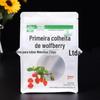 Sacos Personalizados para Embalagem de Alimentos com Abertura Transparente, Sacos Seláveis Autoportantes de Plástico para Goji Berry, Sacos de Alimentos Personalizados com Selagem de Oito Lados em Folha de Alumínio