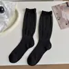 Meias Finas Youjiaxiumiu Primavera e Verão, Meias Largas Estilo Ballet, Meias de Malha Respiráveis Sem Costura, Meias de Cano Médio