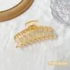 2026 Nuevo Pinza Tiburón Negro de Gama Alta Pasador Grande para Mujer, Accesorio para el Cabello para Recogido en la Parte Posterior de la Cabeza