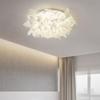 Luz de dormitorio de celebridad de internet estilo ins cálida romántica luz de habitación de princesa nórdica simple moderna estudio luz de techo de pétalo