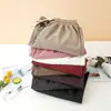 Calça Feminina Wide Leg 2026 Nova Primavera e Outono Reta de Veludo Cotelê Casual Cintura Alta Solta Comprimento Total para Figuras Baixas