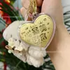 Llavero de Peluche Dorado Puro 999 para Teléfono Colgante de Trébol de Cuatro Hojas de la Suerte Regalo Promocional Tienda Física Transmisión en Vivo