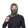 Máscara Táctica Fan Militar para Hombre Máscara de Montar al Aire Libre Cubrecabezas de Camuflaje Protector Solar Capucha Mágica Protección Facial Completa