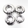 Anillo de bola de resorte BCR de acero inoxidable transfronterizo tamaño grande pendientes de bola de resorte anillo para pezón anillo femenino anillo multipropósito anillo PA