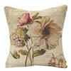 Cross-border Amazon Retro Flor Linho fronha americana rosa rosa casa fronha