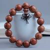 Pulseira de Pau-Rosa de Folha Pequena, Sândalo Verde, Mogno Huanghuali DIY Contas Budistas Rosário Pulseira Fabricante Atacado
