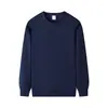 Sudadera con cuello redondo extragrande de estilo americano de calle para hombre y mujer, nuevo top versátil de color liso para primavera y otoño 2026
