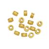 Cuentas de mantra de seis palabras de oro antiguo que conservan el color, pulsera DIY, pulsera, cuentas de oro, cuentas sueltas, accesorios de joyería al por mayor