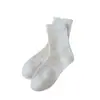 Calcetines de Malla Transpirables y Cómodos de Longitud Media para Mujer, para Primavera y Otoño, Suaves con la Piel, con Encaje, Casuales, Versátiles, Tipo Slouch