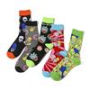 Calcetines de algodón para hombre, de talla grande, con diseño de animación de las cuatro estaciones, de estilo europeo y americano, para mujer Simpson, de Amazon, fabricantes de comercio exterior al por mayor.
